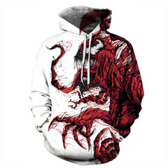 Cool Unisex Venom Digital Print COS Sports Hoodie