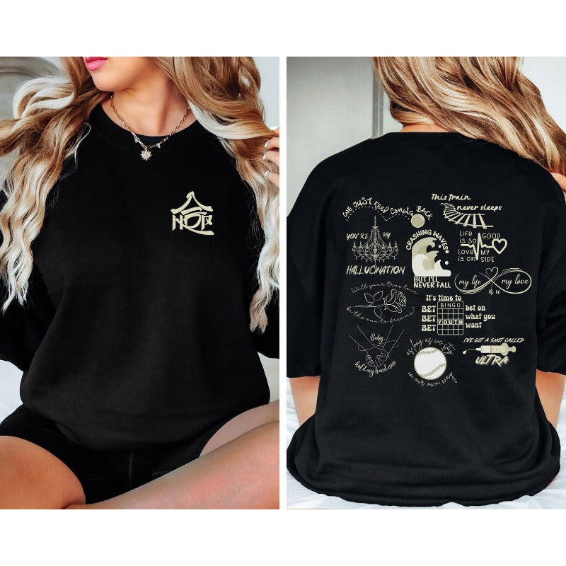 SKZ HOP Lyrics Crewneck Sweatshirt