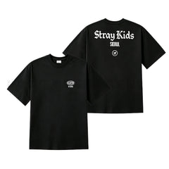 SKZ Seoul Printed Short-sleeved T-shirt