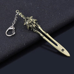 Game Kratos Sword Keychain Pendant