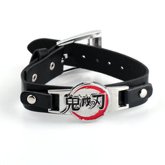 Chic Tanjiro Wristband Leather Bracelet