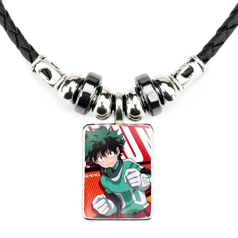 Classic Anime Black Rope Necklace