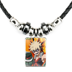 Classic Anime Black Rope Necklace