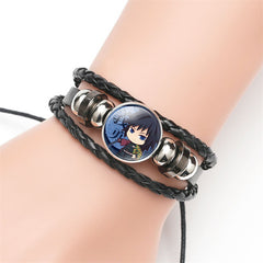 Anime Cowhide Adjustable Bracelet