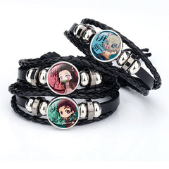 Anime Cowhide Adjustable Bracelet