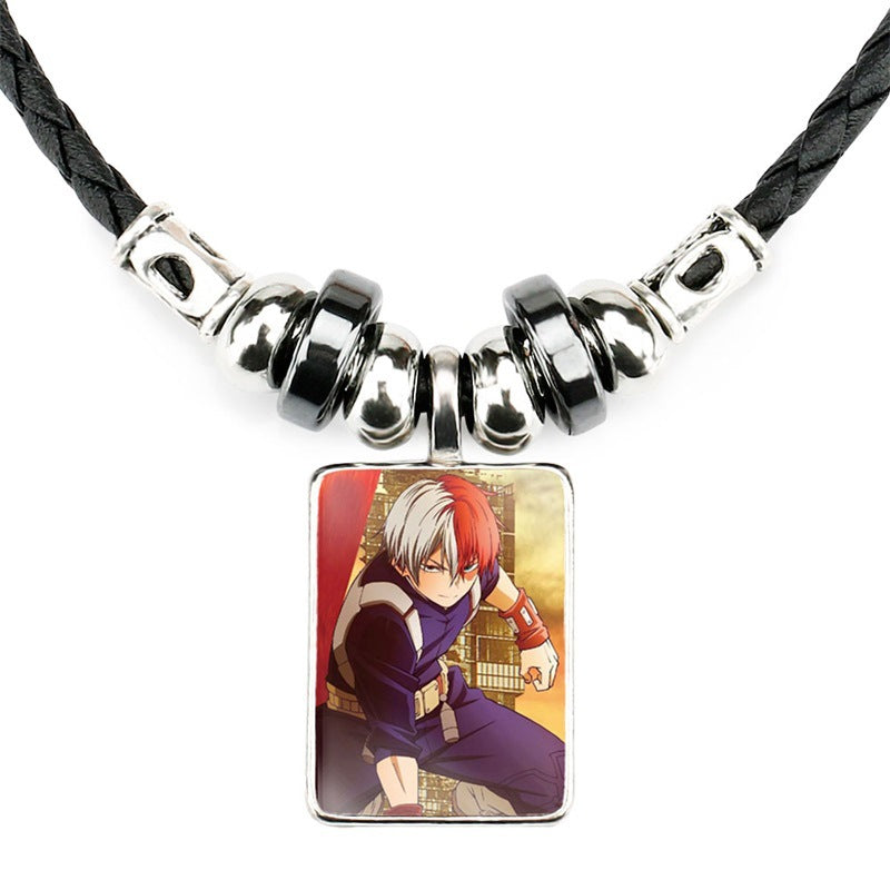 Classic Anime Black Rope Necklace