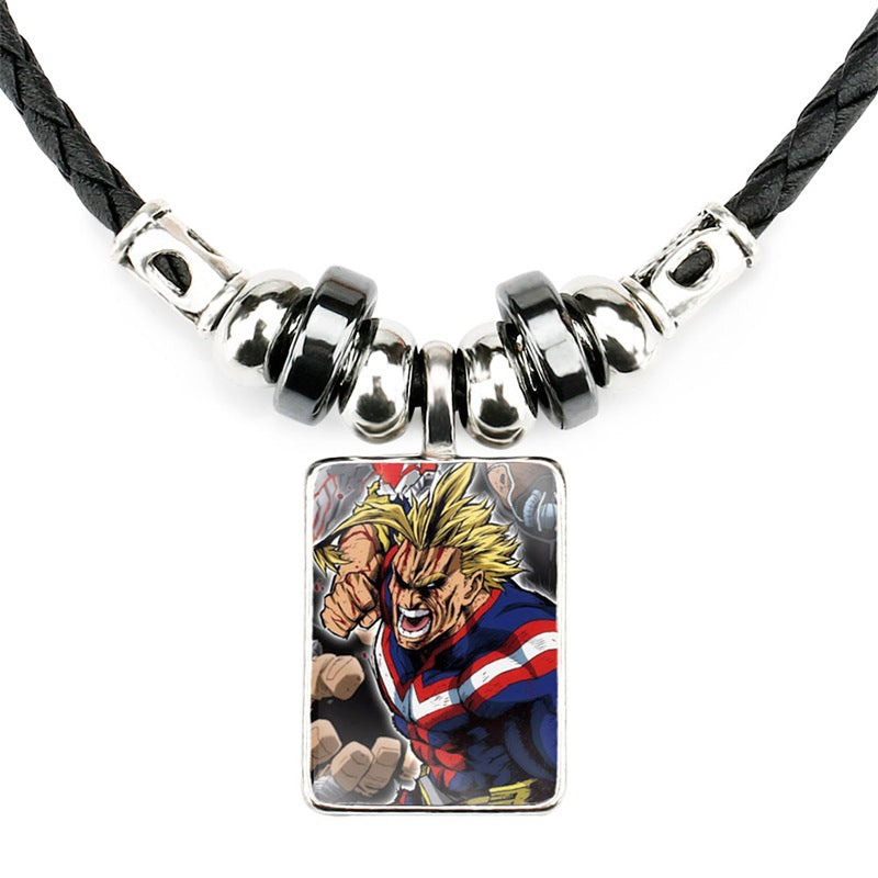 Classic Anime Black Rope Necklace