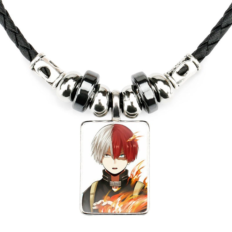 Classic Anime Black Rope Necklace