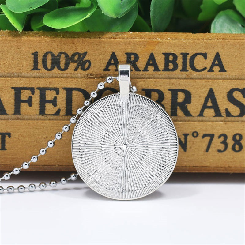 Creative Anime Round Pendant Chain Necklace