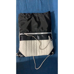 Casual Black and White Backpack