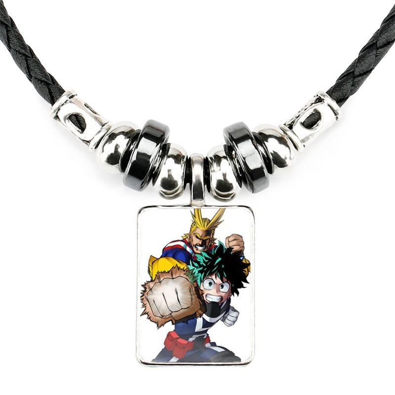 Classic Anime Black Rope Necklace