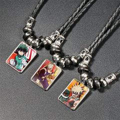 Classic Anime Black Rope Necklace