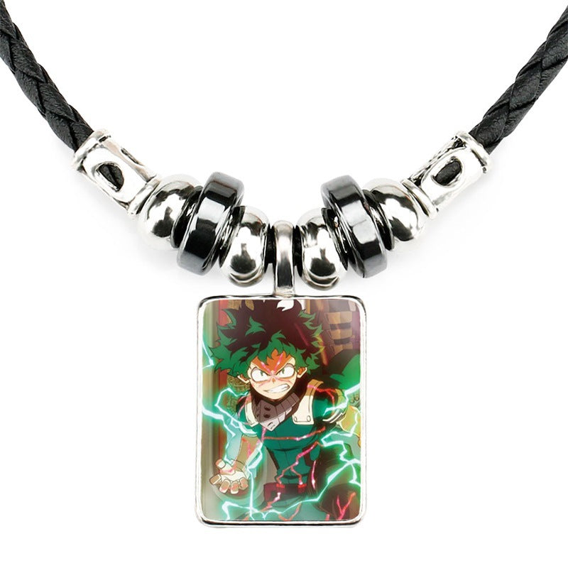 Classic Anime Black Rope Necklace