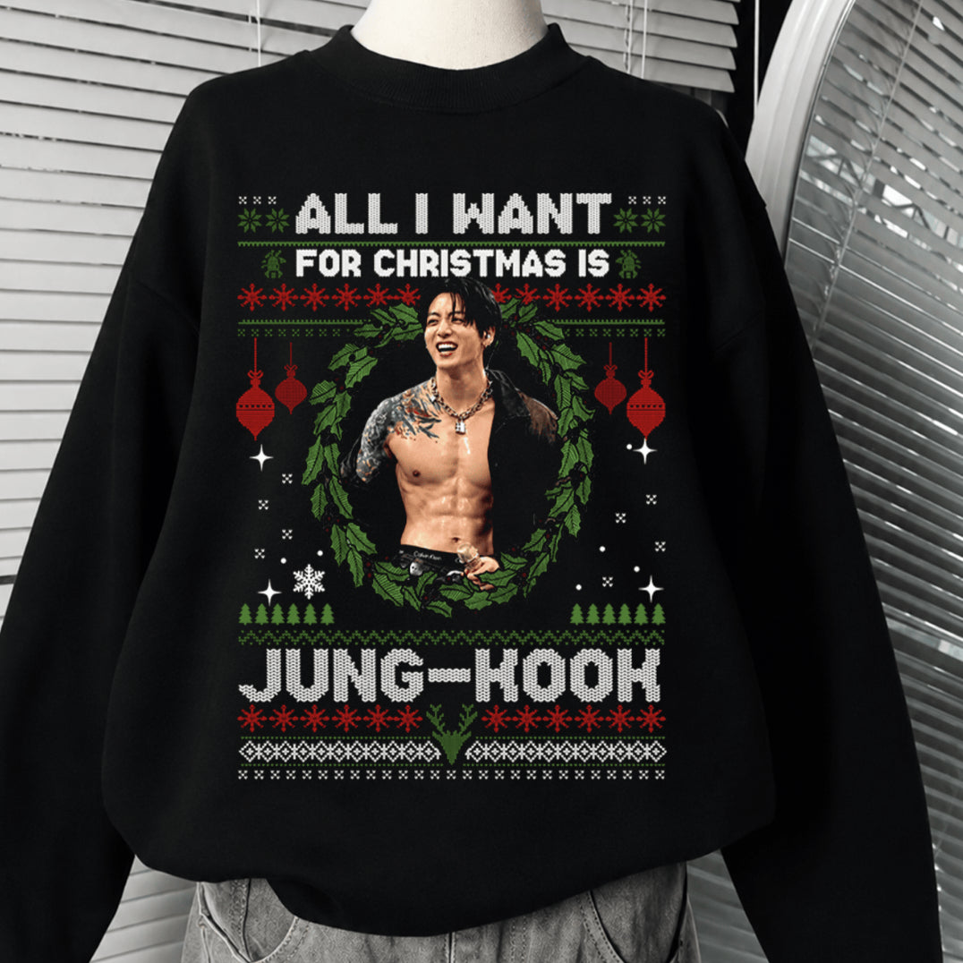 All I Want For Christmas Is JUNGKOOK Sweatshirt