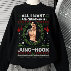 All I Want For Christmas Is JUNGKOOK Sweatshirt