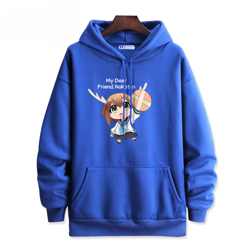 Women's Anime Graphic Print Loose Hoodie