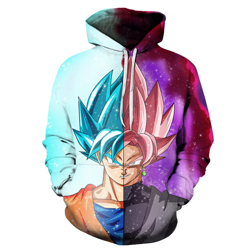 Men's GOKU 3D Printed Pullover Hoodie