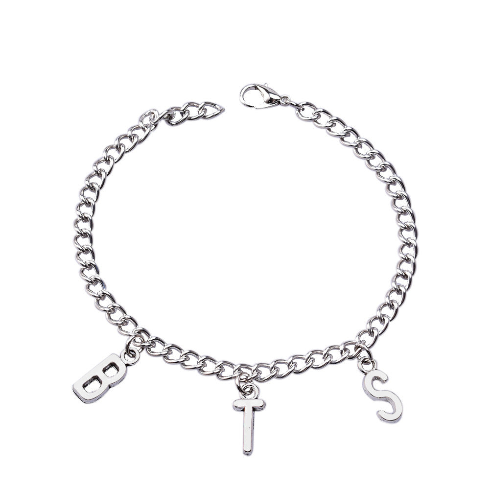 Trendy BTS Letter Bracelet