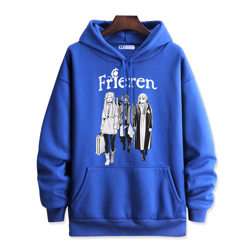 Casual Anime Graphic Printed Hoodie