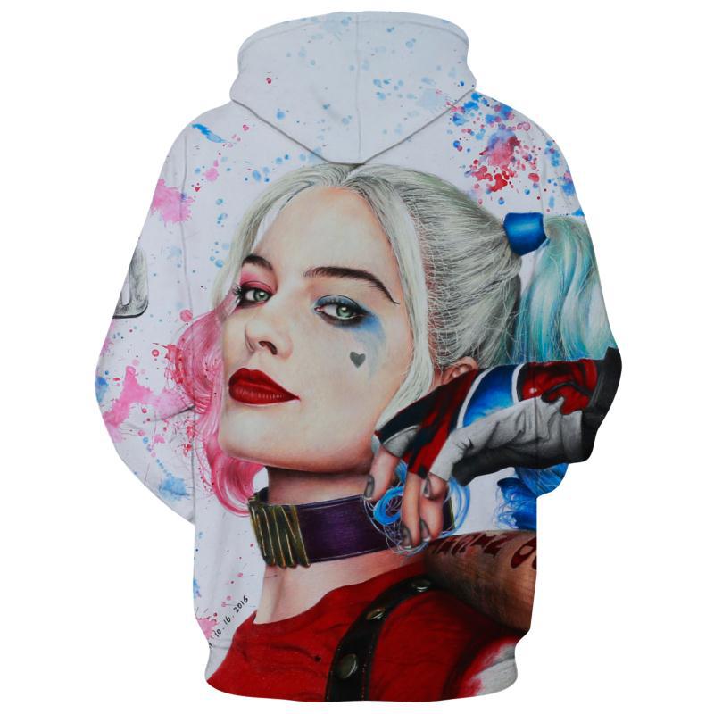 Cool Suicide Squad Cosplay Pullover 3d Hoodie