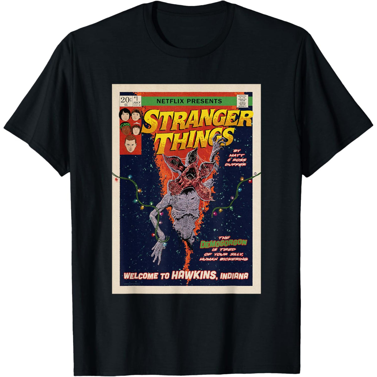 Welcome to Hawkins Comic Cover T-Shirt