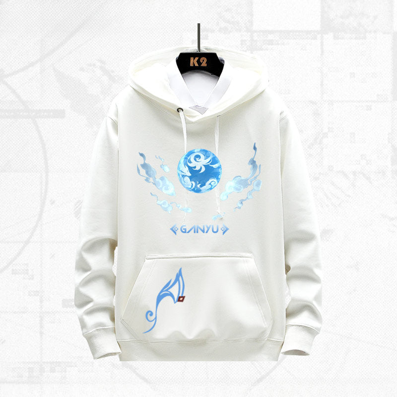 Game GanYu Printed Pullover Hoodie