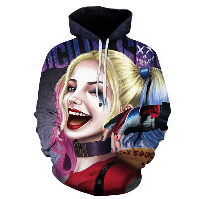 Cool Suicide Squad Cosplay Pullover 3d Hoodie