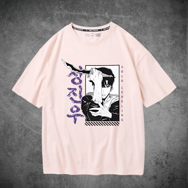 Unisex Anime Cos Cotton Short-sleeved T-shirt