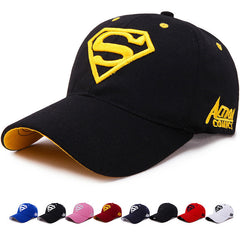 Men's Superman Embroidery Leisure Baseball Cap