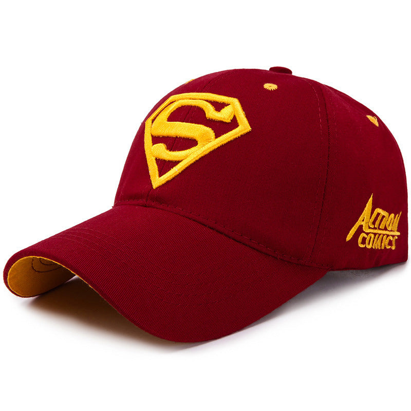 Men's Superman Embroidery Leisure Baseball Cap