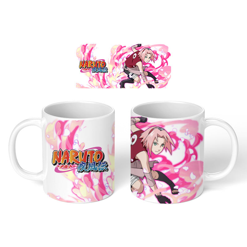 Trendy Anime Printed Ceramic Coffee Mug