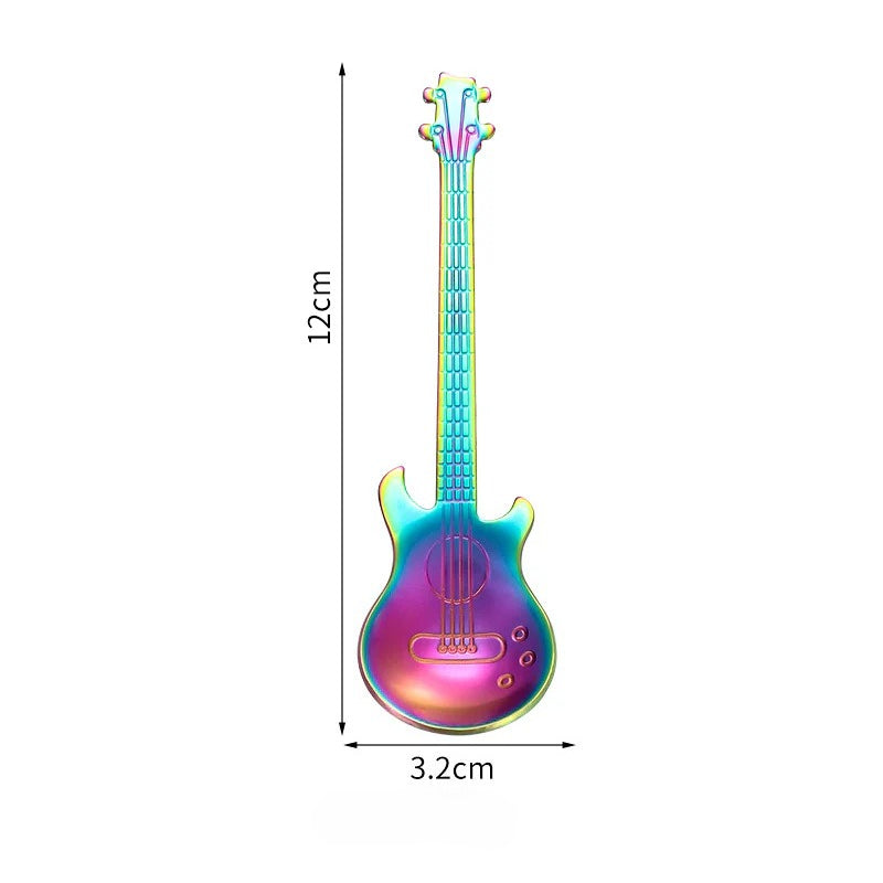 304 Stainless Steel Guitar Coffee Spoon