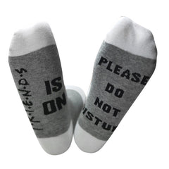 DO NOT DISTURB Friends IS ON Medium Tube Socks