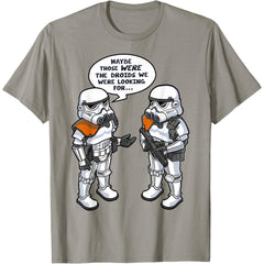 Wrong Droids Funny Comic T-Shirt