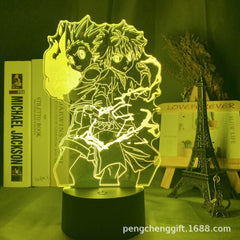 Colorful Anime Touch Remote Night Light