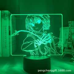 Colorful Anime Touch Remote Night Light