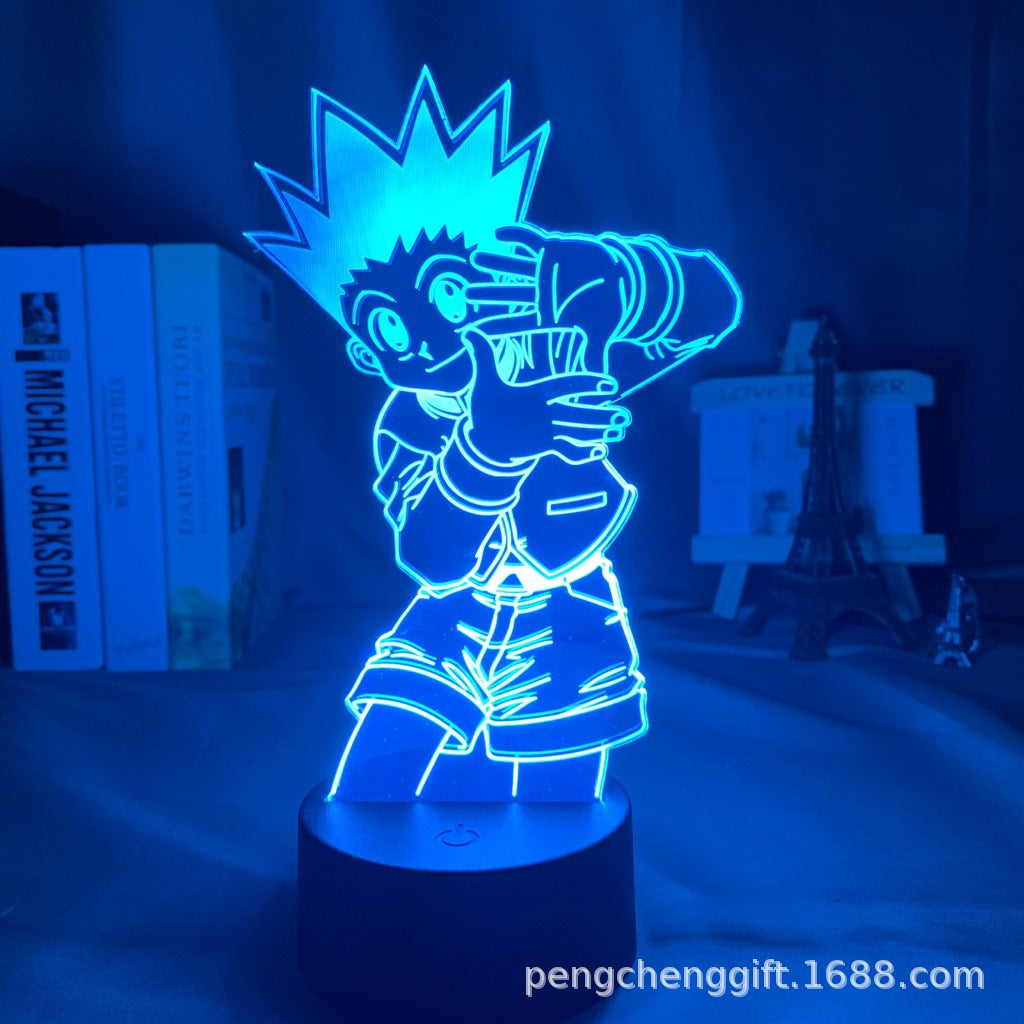 Colorful Anime Touch Remote Night Light