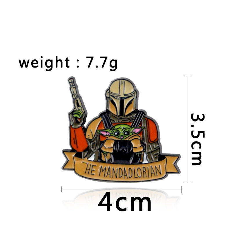 Cute Mandalorian Brooch Accessories