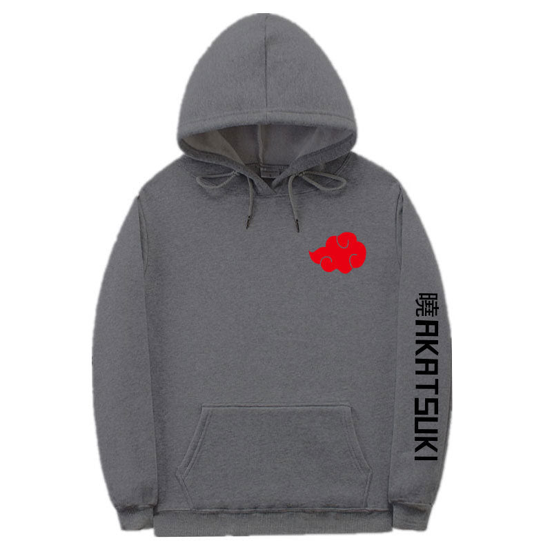 Unisex Cool Anime Akatsuki Casual Loose Hoodie