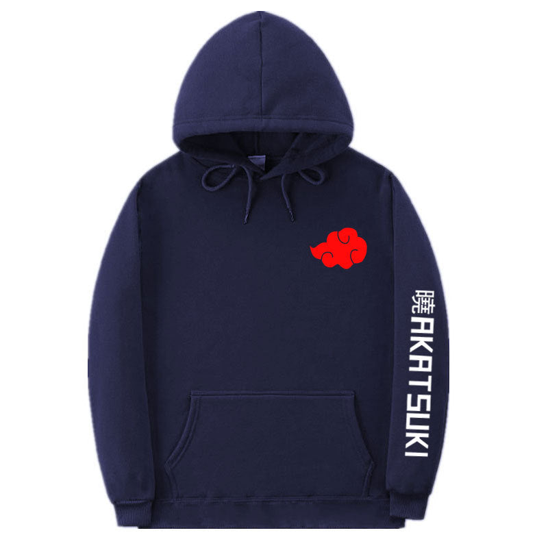 Unisex Cool Anime Akatsuki Casual Loose Hoodie