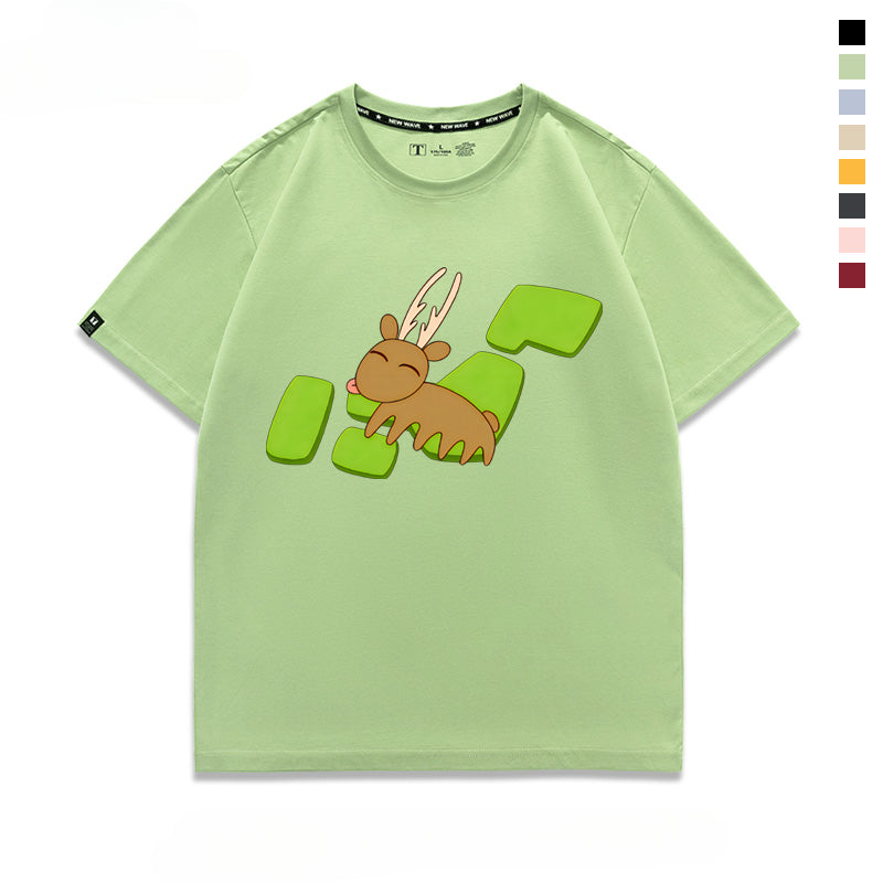Unisex Anime Cos Short-sleeved T-shirt