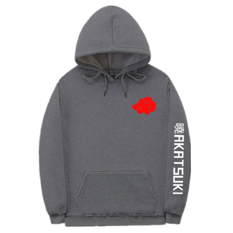 Unisex Cool Anime Akatsuki Casual Loose Hoodie