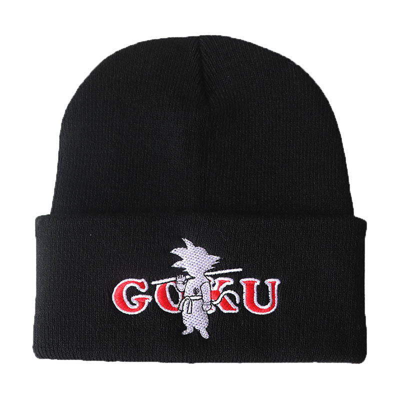 Trendy GOKU Embroidery Knitted Hat