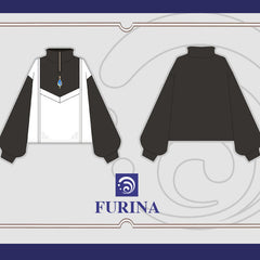 Unisex Game Furina Cosplay Coat Uniforms