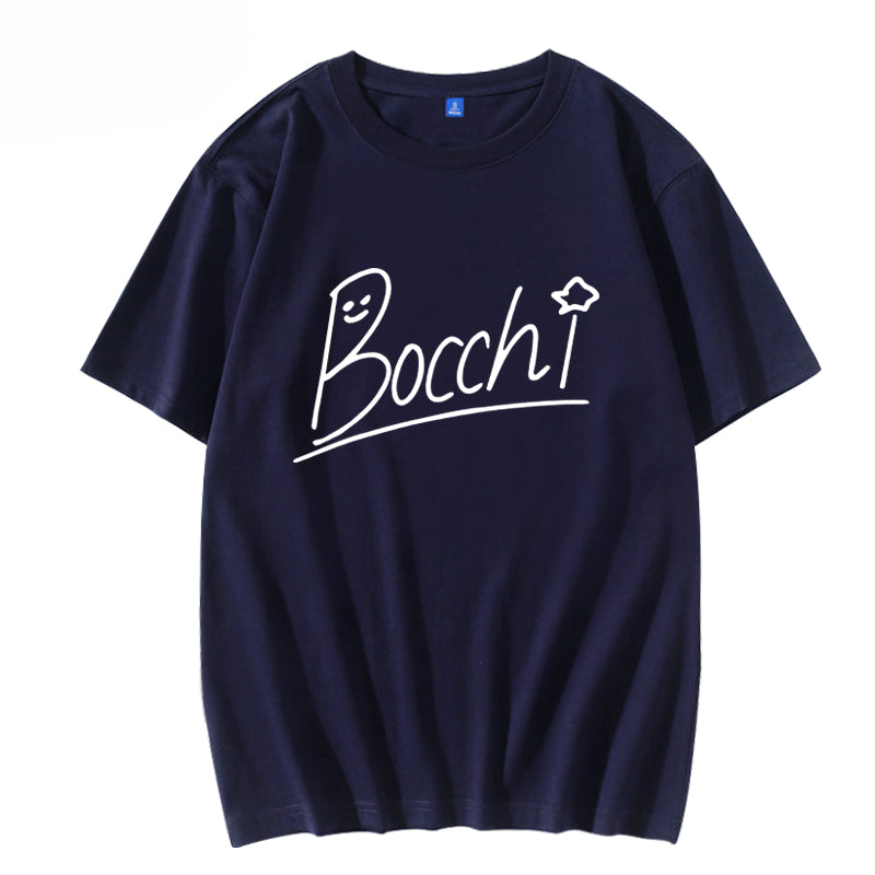 Bocchi Anime Logo Short-sleeved T-shirt