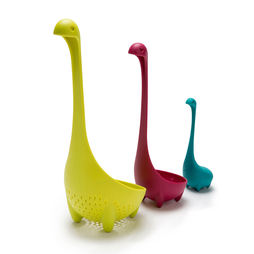 Loch Ness Monster Family Colander Spoon & Soup Ladle & Tea Infuser | Set of 3