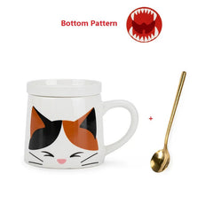 Cat Mug + Spoon