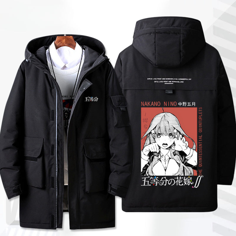 Men's and Women's Anime Winter Down Jacket