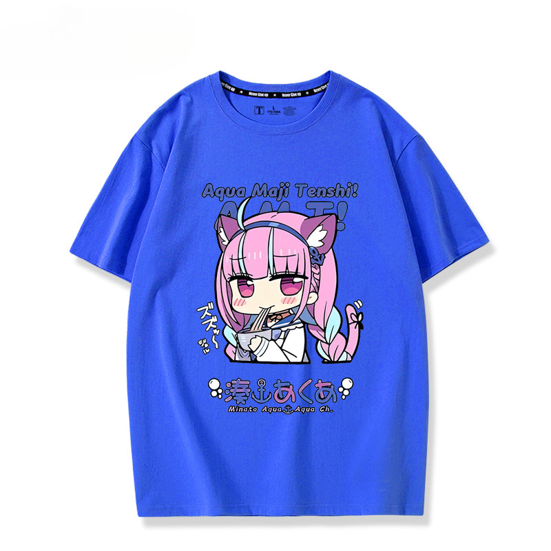 Unisex Vtuber Anime Short-sleeved T-shirt