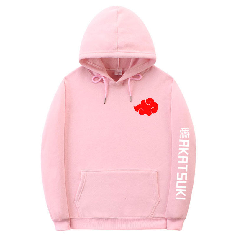 Unisex Cool Anime Akatsuki Casual Loose Hoodie